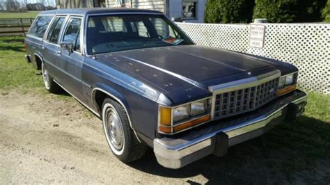 1984 Ford Crown Victoria Ltd Blue Station Wagon One Owner Low Original