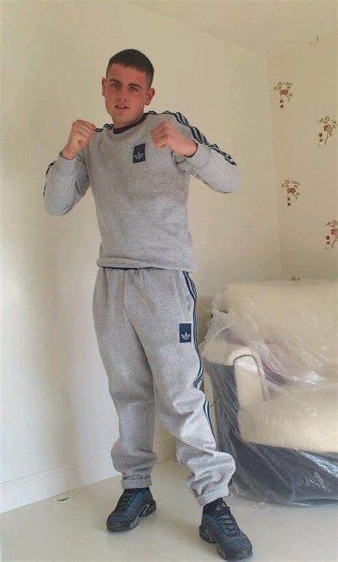 Scally Lad Looking For A Fight Dressup Party Trackies Skinhead Hot Guys Two Piece Pant