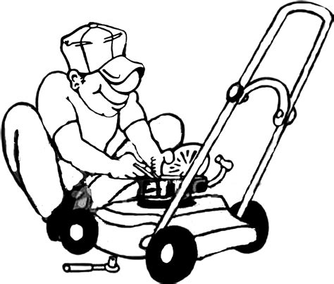 Riding Lawn Mower With No Background Clipart Clipart Kid Clipartix