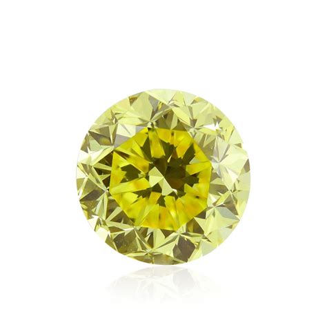 133 Carat Fancy Vivid Yellow Diamond Round Shape If Clarity Gia