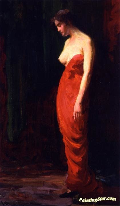 Lady In Red Dress Artwork By Jean Mannheim Oil Painting And Art Prints On