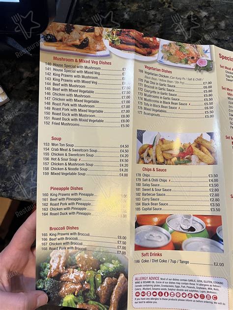 Menu At China Village Restaurant Faversham