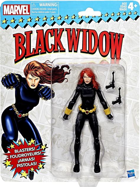 Marvel Marvel Legends Vintage Retro Series 1 Black Widow Action Figure