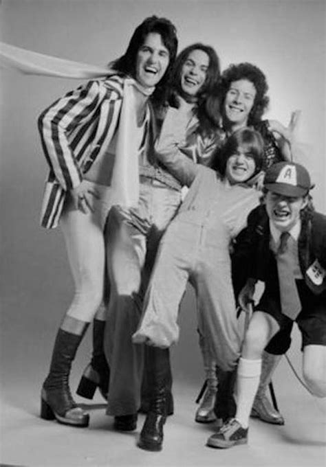 Early Acdc With Lead Singer Dave Evans Back In Their Glam Rock Days
