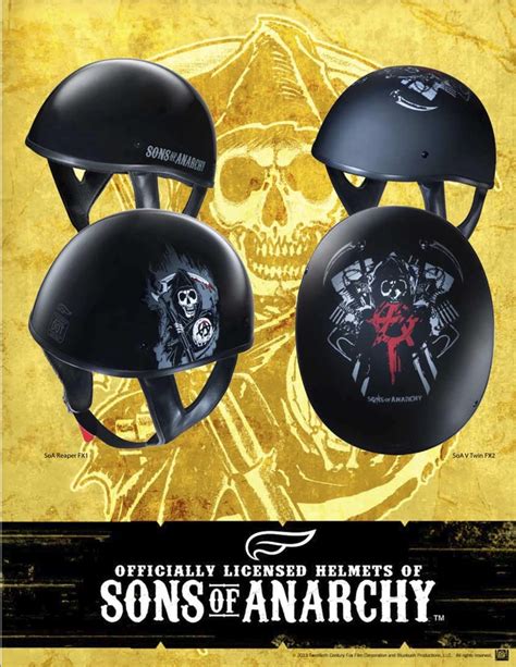 Officially Licensed Sons Of Anarchy Helmets By Fulmer Helmets