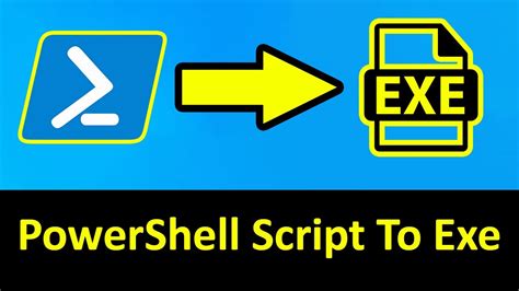 How To Convert Powershell Script To Exe Youtube