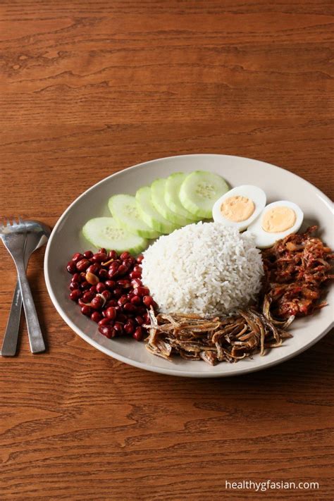 However the one place that i go to (many times) uses yogurt instead of coconut milk to cook the rice. Nasi Lemak | Healthy gf Asian