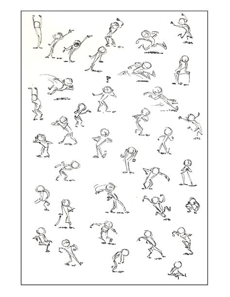 Sihlouettes And Poses Stick Figure Drawing Animated Drawings
