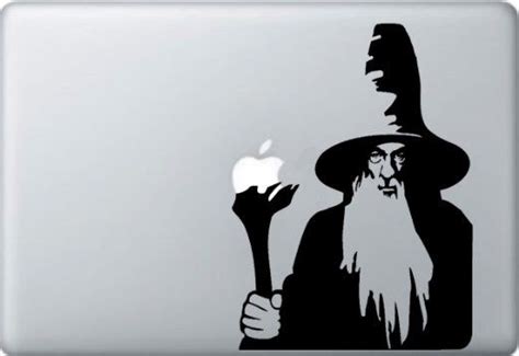 Apple Macbook Laptop Skin Vinyl Sticker Decal Gandalf The
