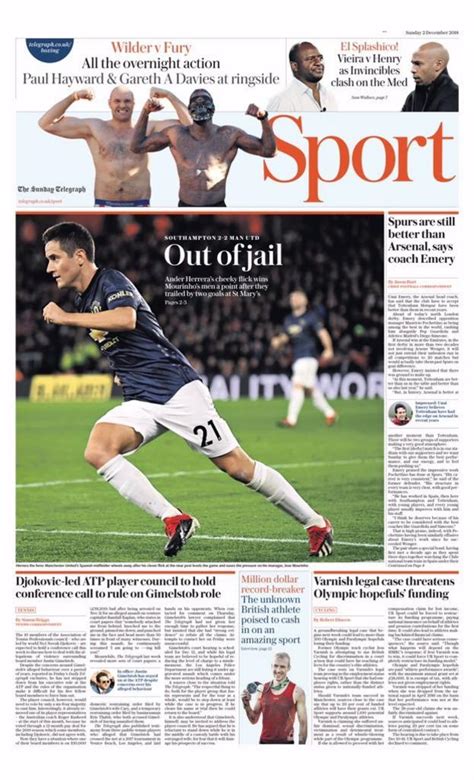 Sundays Papers Bbc Sport