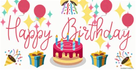 Here is a huge collection of the best birthday celebration wishes, cakes, candles and fireworks that you can send and share with email the happy birthday images directly or share it on facebook. Birthday GIFs | Tenor