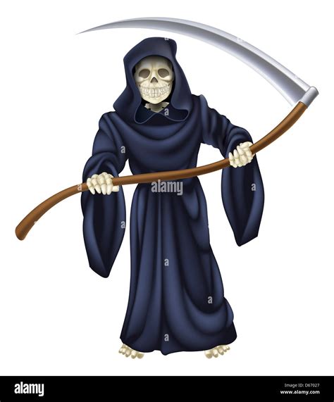 Skeleton Holding Scythe Hi Res Stock Photography And Images Alamy