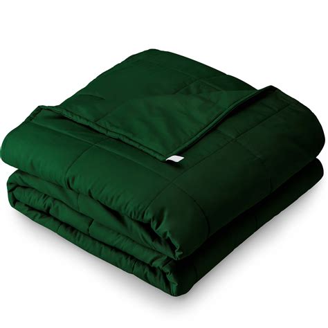 Bare Home Weighted Blanket 60x80 17lb Green Standard Size Heavy