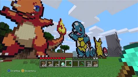 Pokemon Pixel Art Minecraft Xbox 360 Youtube