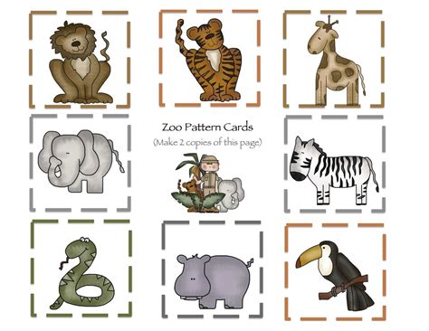 At The Zoo Part 2 Printable ~ Preschool Printables Preschool Zoo