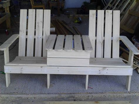 Pete shows step by step how to make the patio furniture. Adirondack Jack & Jill Chair from Pallets • 1001 Pallets
