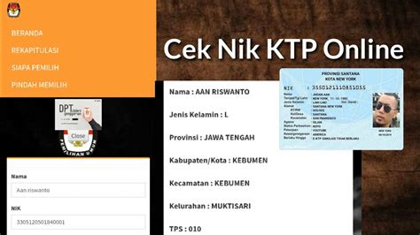 Cara Cek Nik Ktp Online Untuk Cek Nomor Ktp Via Internet Politik Nkri