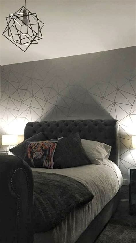 Zara Shimmer Metallic Wallpaper Soft Grey Silver Feature Wall Bedroom