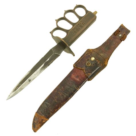 Original Us Wwi M1918 Mark I Modified Trench Knife By L F And C Wit