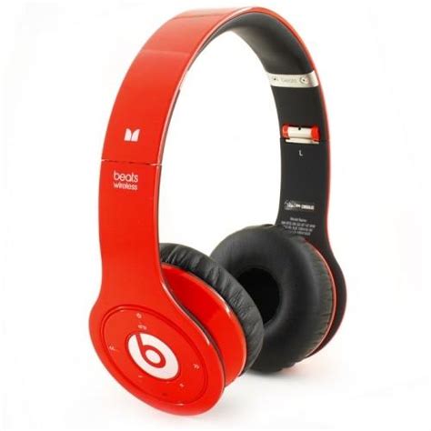 Red Audio Wireless Monster Beats By Drdre Studio Headphones