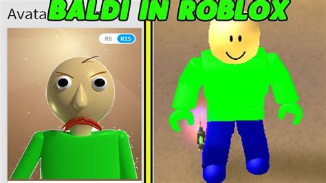 How To Make Your Avatar Into Baldi In Roblox Roblox Baldi Free