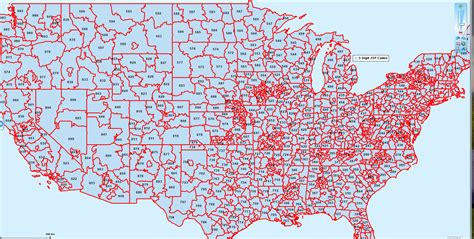 Usa Map With Zip Codes