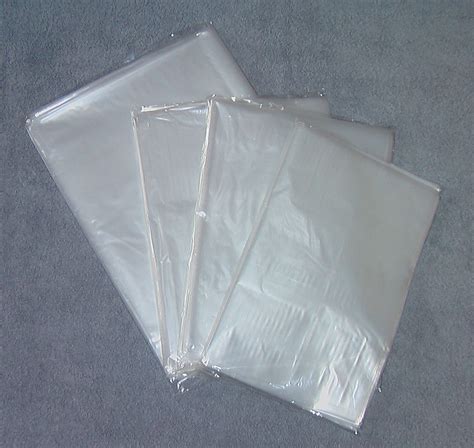 Open Top 200 1 Mil Lay Flat Clear Plastic Poly Bags 14 X 20 Packaging