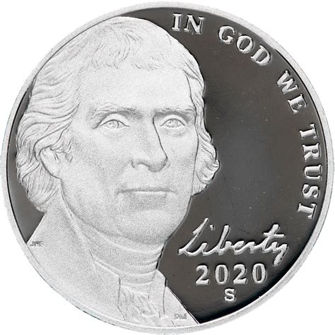 2020 S Jefferson Nickel Gem Deep Cameo Proof Coin Ebay