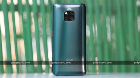 Huawei Mate 20 Pro With Triple Rear Camera Setup In Display
