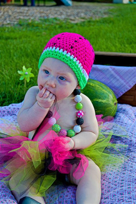 Watermelon Crochet Hat Picnic Hat Photo Prop Etsy