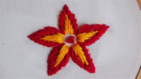 Hand Embroidery Loose Flower Stitch Doovi