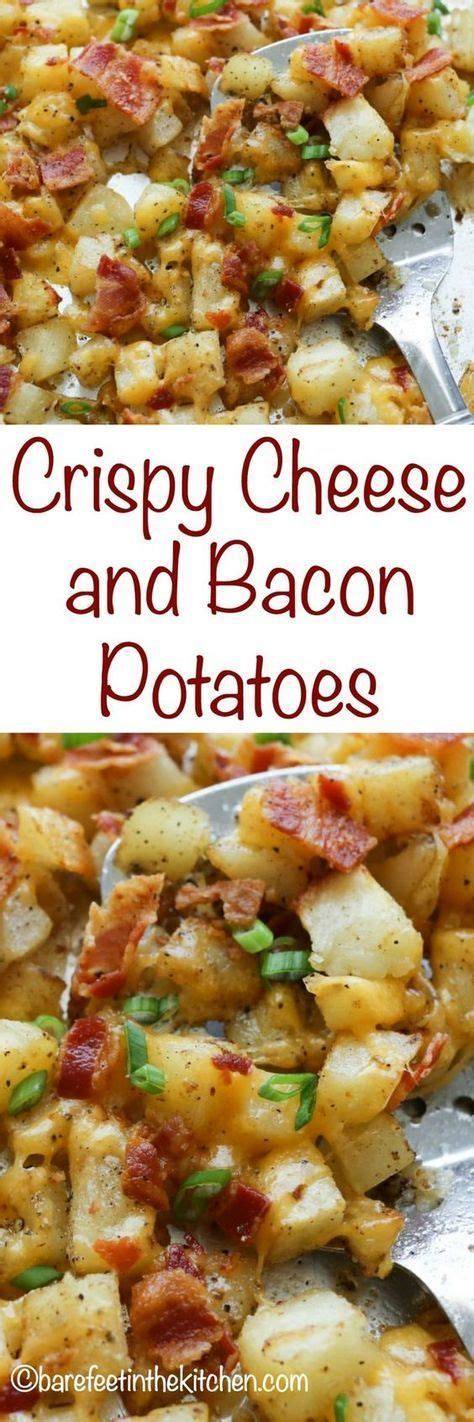 Crispy Cheese And Bacon Potatoes Are Great For Breakfast Lunch Or