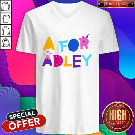 Colorful A For Adley Shirt