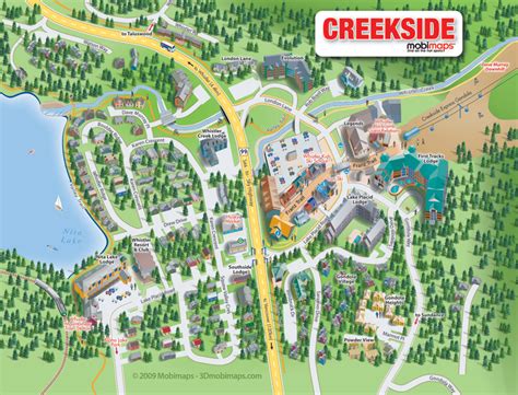 Whistler Village Creekside Activities And Directions Maps