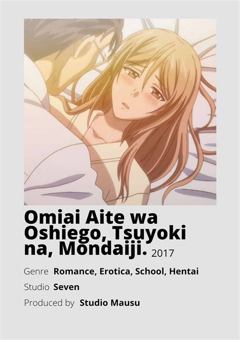 Omiai Aite Wa Oshiego Tsuyoki Na Mondaiji In Poster Jepang