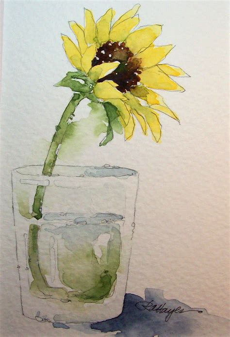 Still Loving Those Sunflowers Theyre So Perfect For Watercolor And