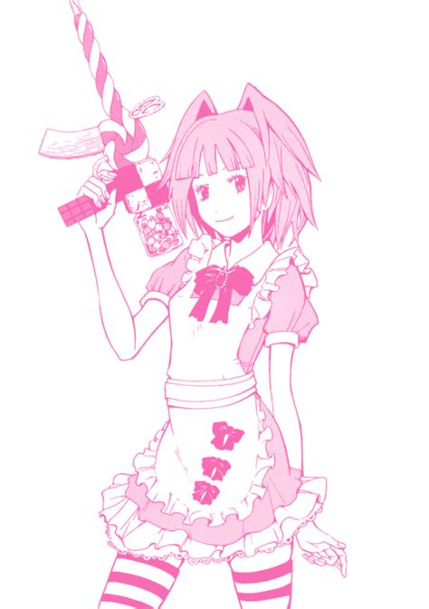 Anime Aesthetic Girl With Gun