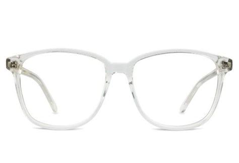 Keen Square Oversized Glasses Frame In Clear Fashion Eye Glasses