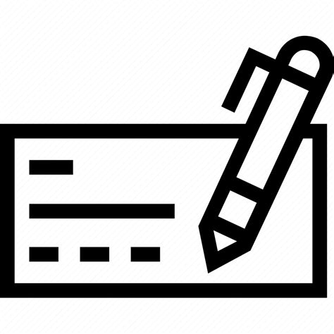 Banking Bill Cashier Cheque Paycheck Icon Download On Iconfinder