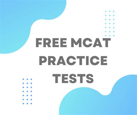 Free MCAT Practice Tests Study Materials