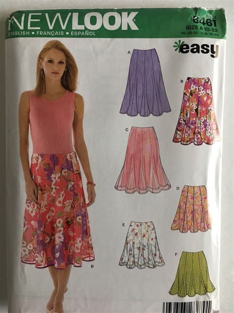 Newlook By Simplicity Misses Womens Skirts Sewing Pattern 6461 Uc Uncut