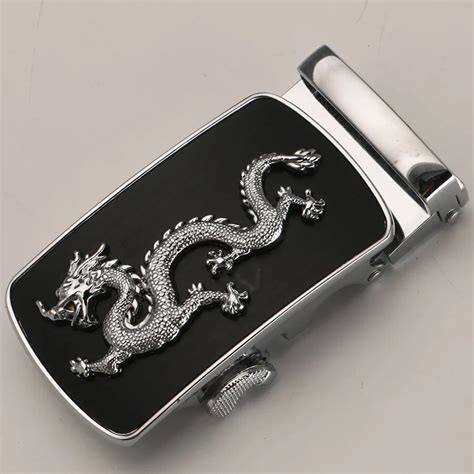 2019 Classic Dragon Men Belt Buckles Automatic Metal Formal Solid Alloy