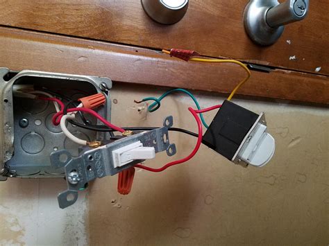 Wiring Up A Motion Sensor Switch Existing Wiring Correct Electrical