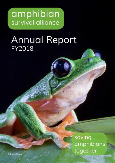 Amphibian Survival Alliance Annual Report By Amphibian Survival