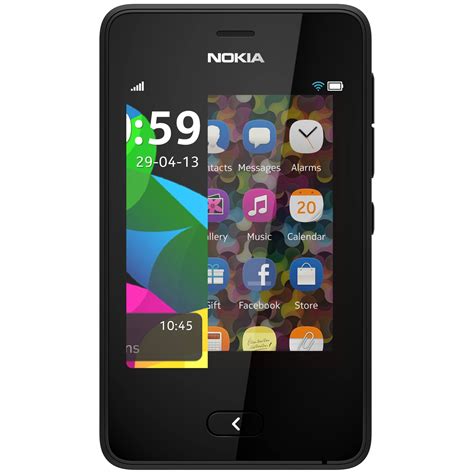Мобилен телефон Nokia 501 Asha Черен Emagbg