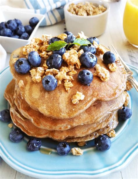 Blueberry Granola Pancakes Pictures Photos And Images For Facebook