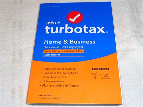 Amazon Com Intuit Turbotax Home Business Tax Software Cd Pc