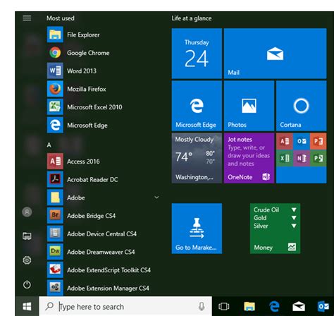 How To Customise The Windows 10 Start Menu Expert Reviews