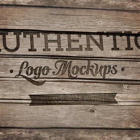 Authentic Logo Mockups Vol. 4 by ibib | GraphicRiver
