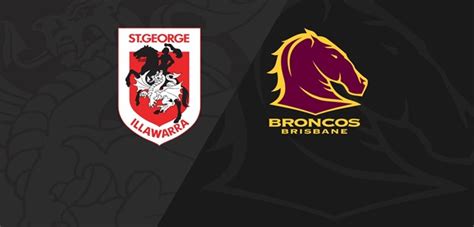 Follow our scorecentre for all the live scores and stats. Dragons v Broncos - Round 1, 2018 - Match Centre - NRL